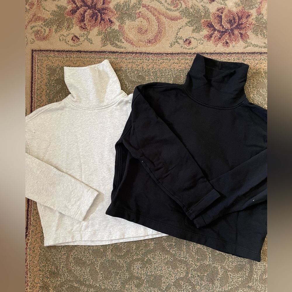 Everlane turtleneck fleece XS